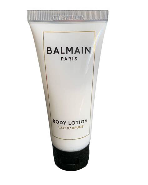 balmain body lotion lait parfume